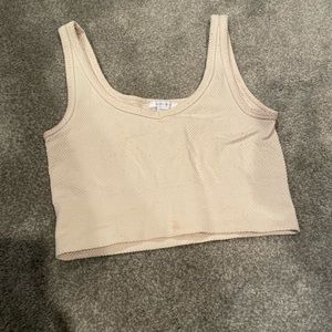 Beige Crop Shirt or Bra